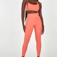 legging com bolsos coral alto giro  - imagem 1