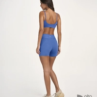 Top Eterno Liso Azul Alto Giro Ref. 13830 - imagem 1