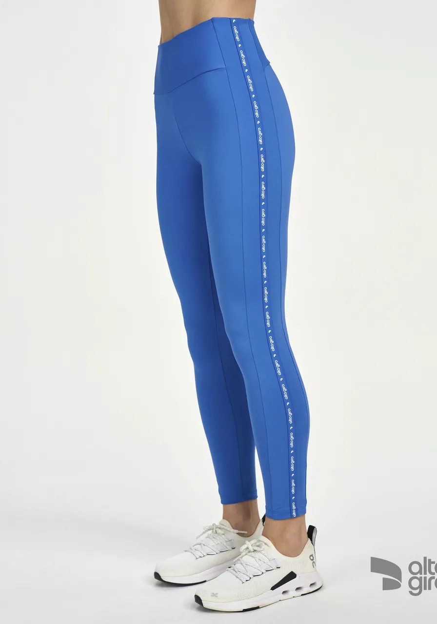 Legging Elástico Personalizado Alto Giro Azul Ref. 9629