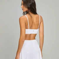 Shorts-Saia Eterna Sobreposta Branca Alto Giro Ref 14902 - imagem 1