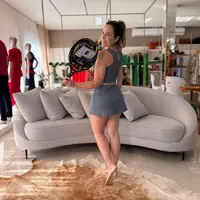 Top Regata Canelada Cinza Metropole Alto Giro Ref 15869 - imagem 1