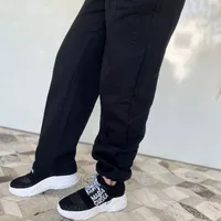 Calça Moletom Barra Reta Preto - imagem 4