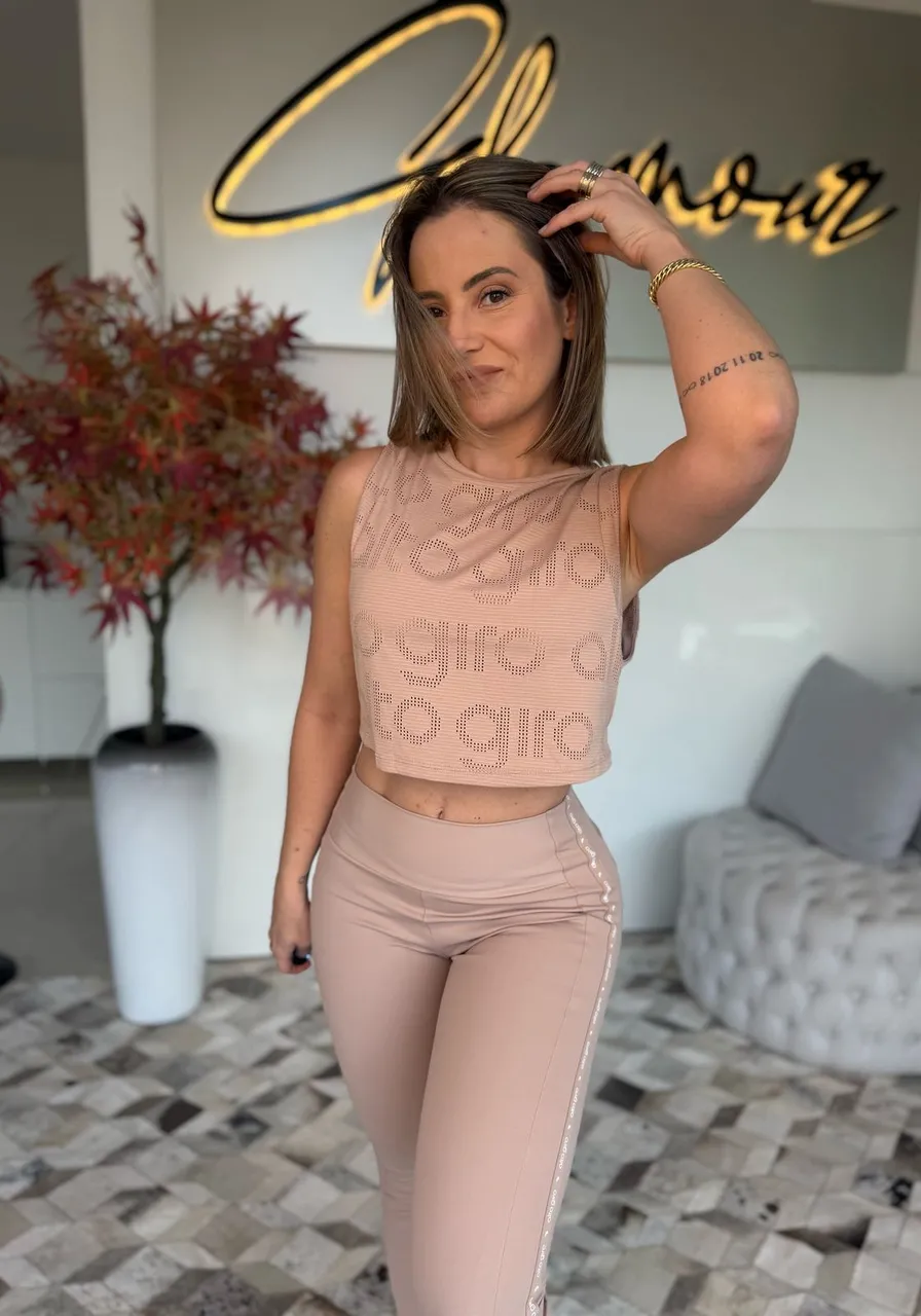 Legging elástico personalizado Alto Giro Ref 9629