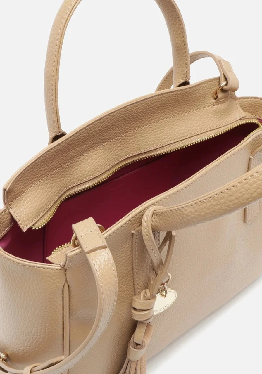 Bolsa Média Sintéticos Arezzo Nude Ref 13341