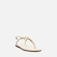 Sandália Salto Rasteiro Sintético Arezzo Ref 13969   - imagem 1