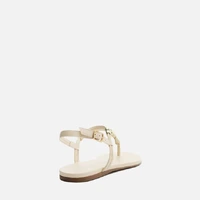 Sandália Salto Rasteiro Sintético Arezzo Ref 13969   - imagem 2