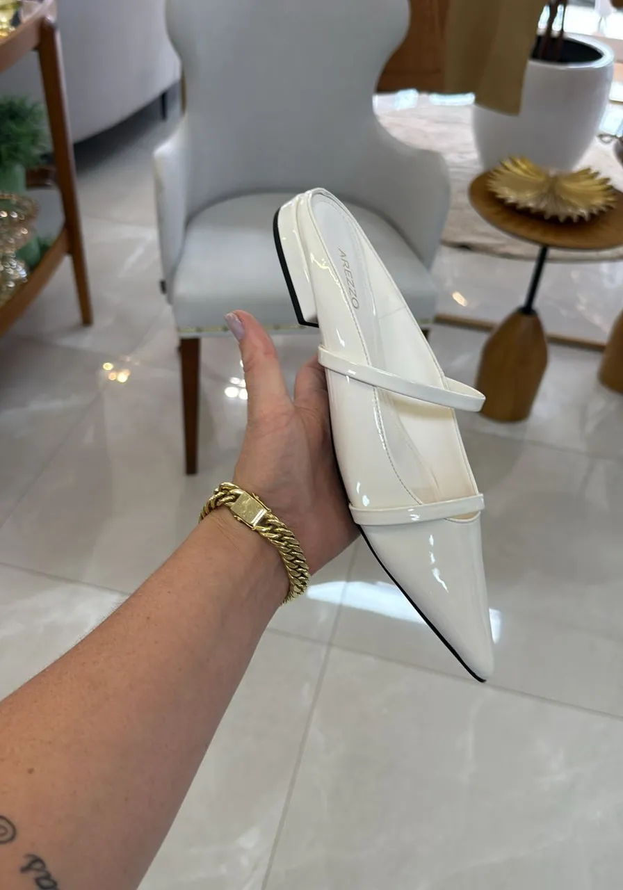 Sapatilha Fechada Salto Rasteiro Arezzo Ref 13602