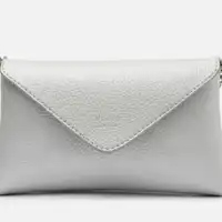 Bolsas Pequena Sintéticos Arezzo Metalizado Prata  Ref 13340 - imagem 2