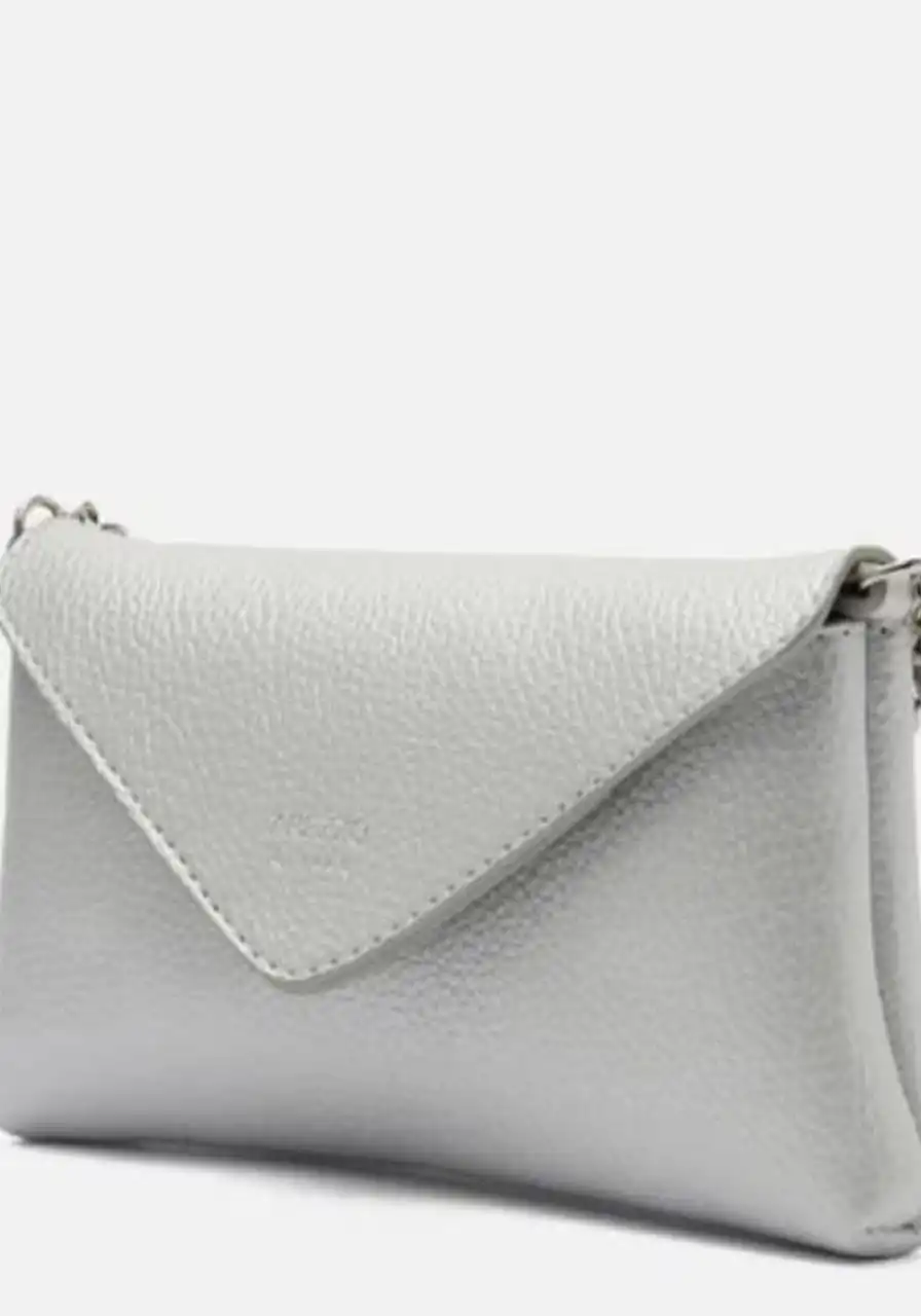 Bolsas Pequena Sintéticos Arezzo Metalizado Prata  Ref 13340