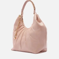 Bolsa Média Couros Rosa Arezzo Ref 14801 - imagem 2