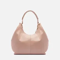 Bolsa Média Couros Rosa Arezzo Ref 14801 - imagem 1