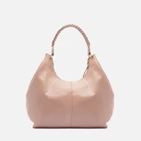 Bolsa Média Couros Rosa Arezzo Ref 14801 - imagem 1