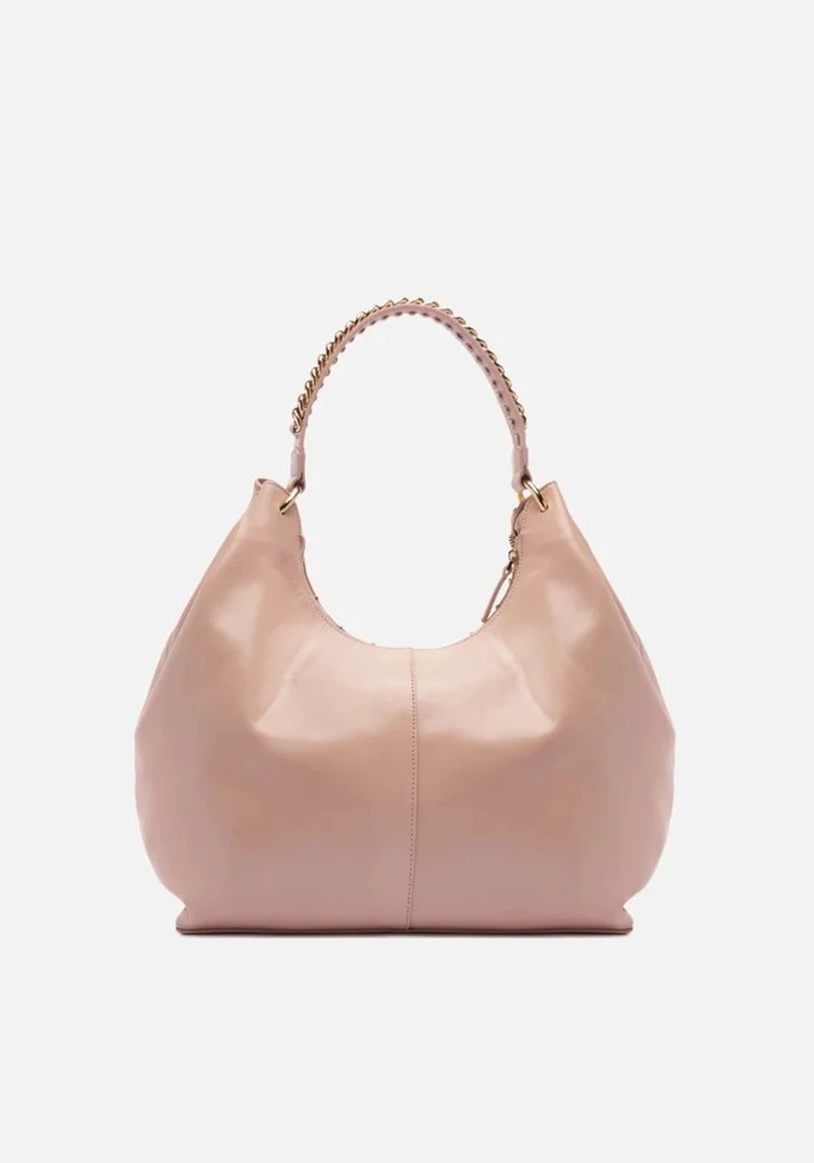 Bolsa Média Couros Rosa Arezzo Ref 14801