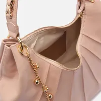 Bolsa Média Couros Rosa Arezzo Ref 14801 - imagem 3