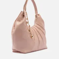 Bolsa Média Couros Rosa Arezzo Ref 14801 - imagem 4
