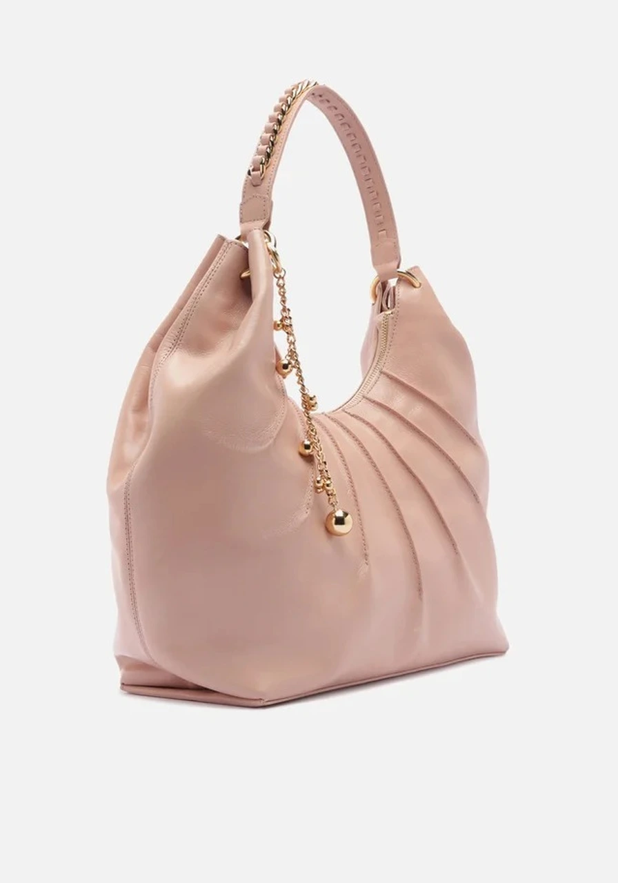 Bolsa Média Couros Rosa Arezzo Ref 14801