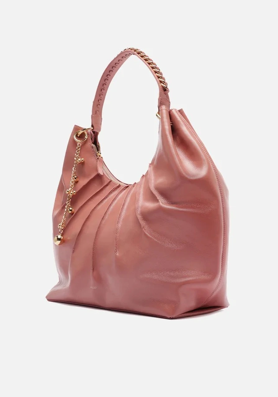 Bolsa Média Couros Rose Blush Arezzo Ref 14801