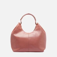 Bolsa Média Couros Rose Blush Arezzo Ref 14801 - imagem 1