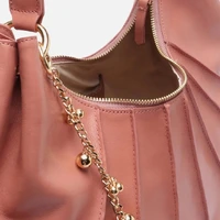 Bolsa Média Couros Rose Blush Arezzo Ref 14801 - imagem 3