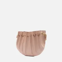 Bolsa Pequena Couros Rosa Arezzo Ref 14800 - imagem 1
