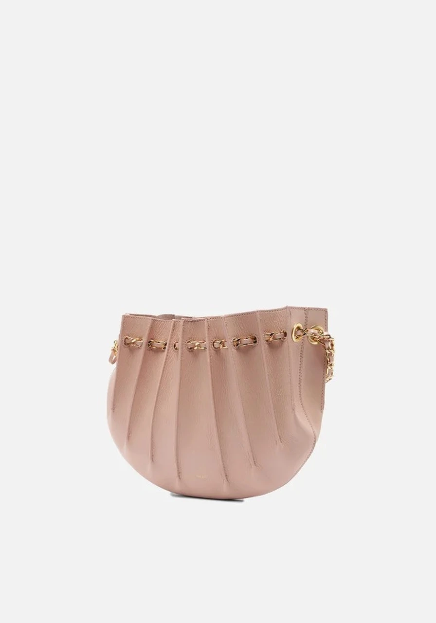 Bolsa Pequena Couros Rosa Arezzo Ref 14800