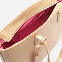 Bolsa Grande Arezzo Sintéticos Nude Ref 13341 - imagem 4