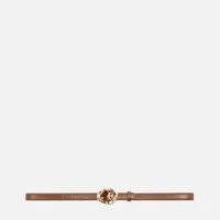 Cinto Caramelo Couro Fino Pedra Maxi Arezzo Ref 15026 - imagem 1