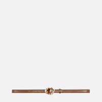 Cinto Caramelo Couro Fino Pedra Maxi Arezzo Ref 15026 - imagem 1