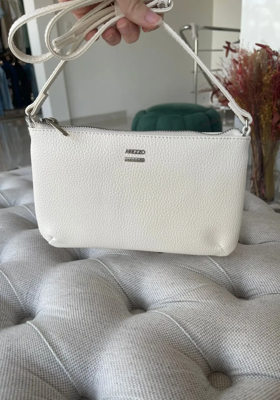 Bolsas Pequena Sintéticos Arezzo Branca Ref 13340