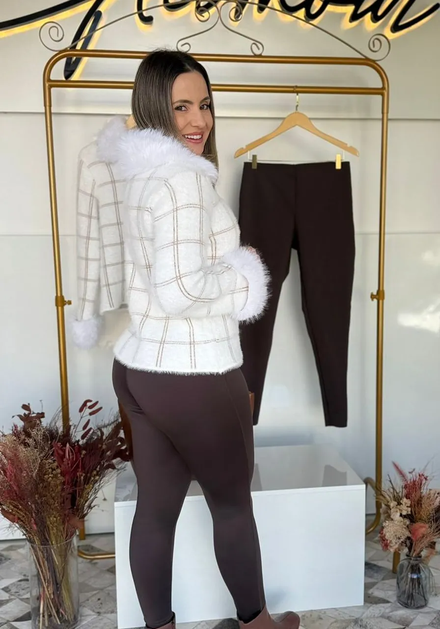 Casaco Leila Off White L'Atelier Ref 13697