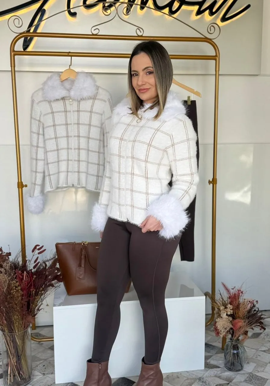 Legging Tech Fit Marrom Intenso Alto Giro Ref 14834