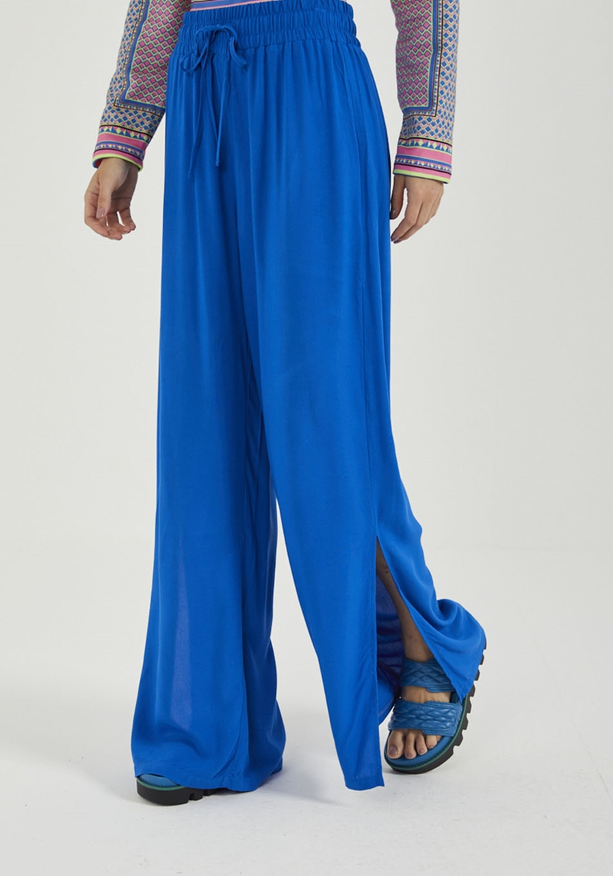 Calça Loose Com Cadarço Sport Beach