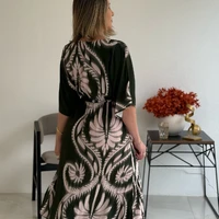 Vestido midi Mônica estampado CaCay Ref 13257 - imagem 4