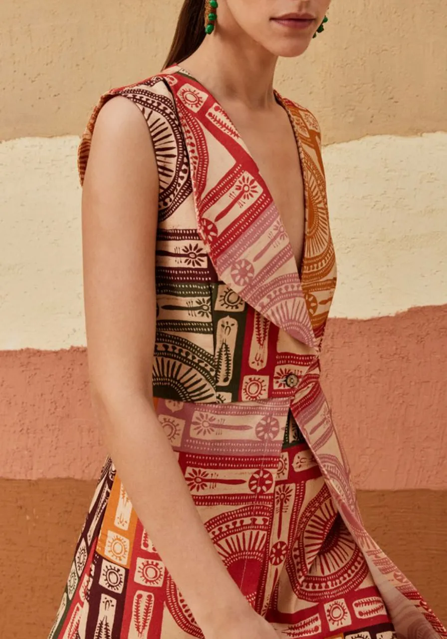 Coletao detalhe gola assimétrica Cacay ref 13630