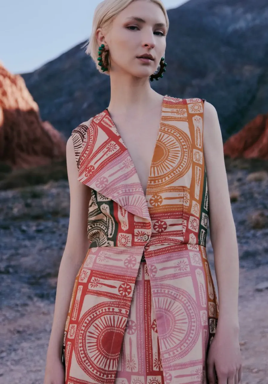 Coletao detalhe gola assimétrica Cacay ref 13630