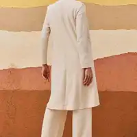 Casaco Longo CaCay Gola Xale ref:13745 - imagem 2