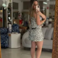 Blusa Com Alças De Paetê Carlota Costa Ref 15288 - imagem 1