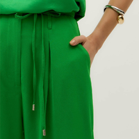 Calça Wide Leg Com Amarração - imagem 2