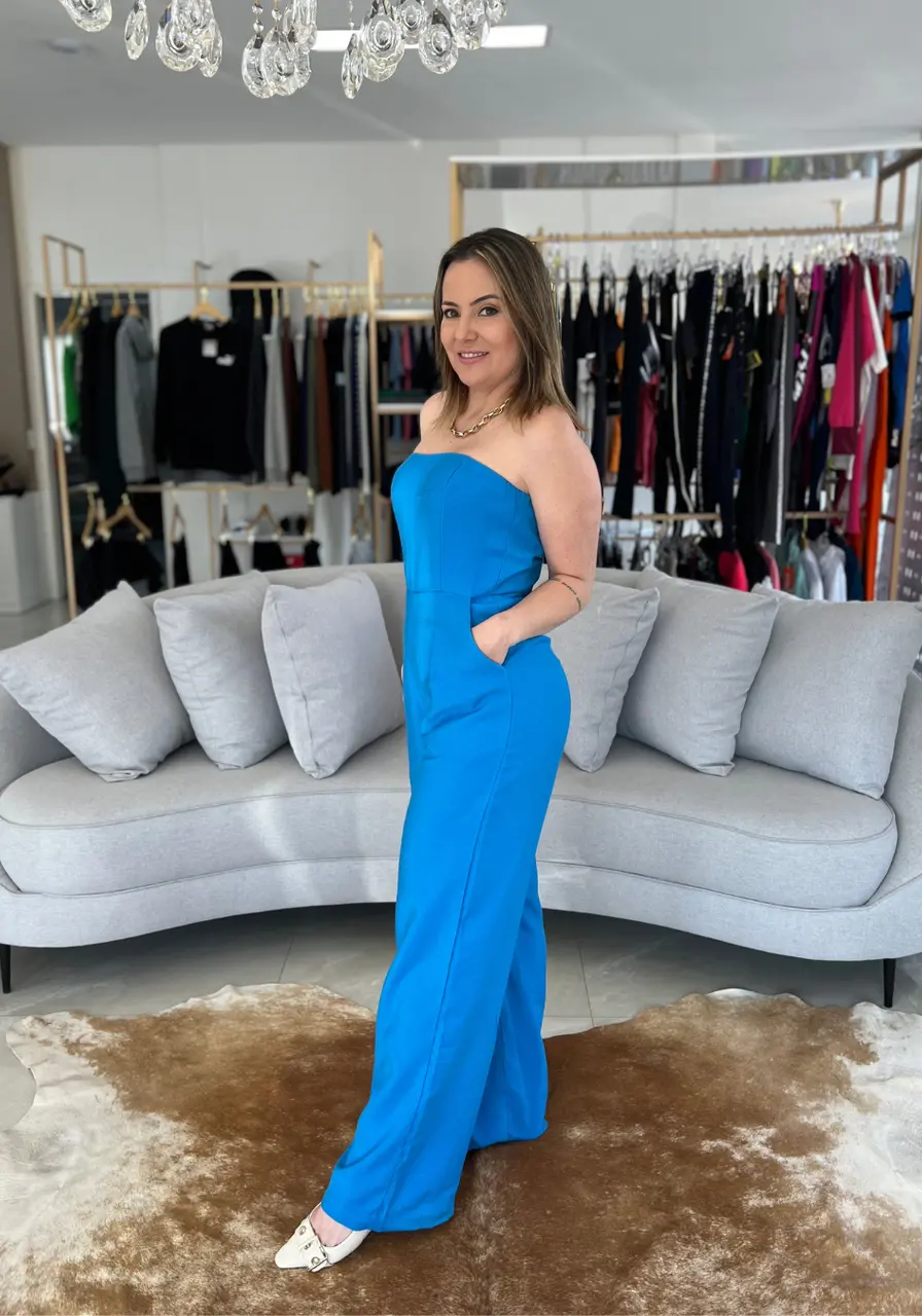 Macacão Longo Tomara Que Caia 