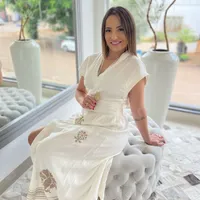 Vestido Carlota Costa Bordado - imagem 3