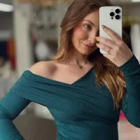 Blusa Carlota Costa Com Sobreposição  - imagem 1
