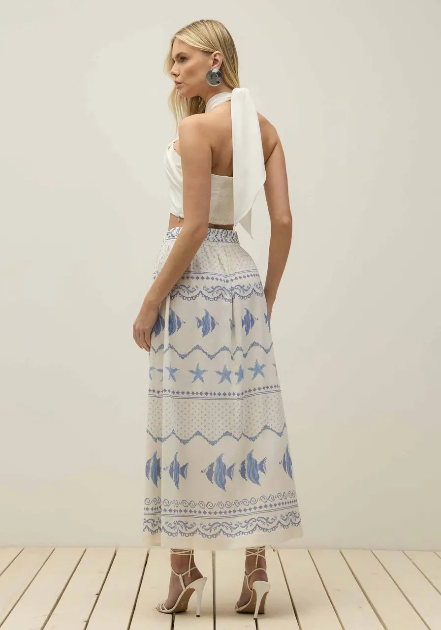 Saia Longa Barrada Carlota Costa 