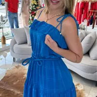 Vestido Longo com Marias e Babados Carlota Costa  - imagem 1