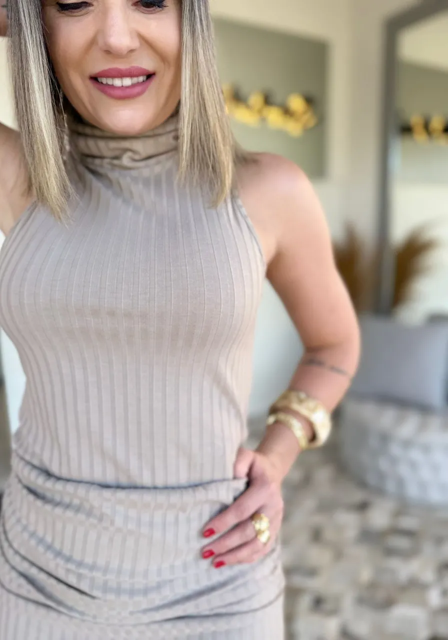 Coordenado Saia e Blusa Com Gola Carlota Costa Ref 14177