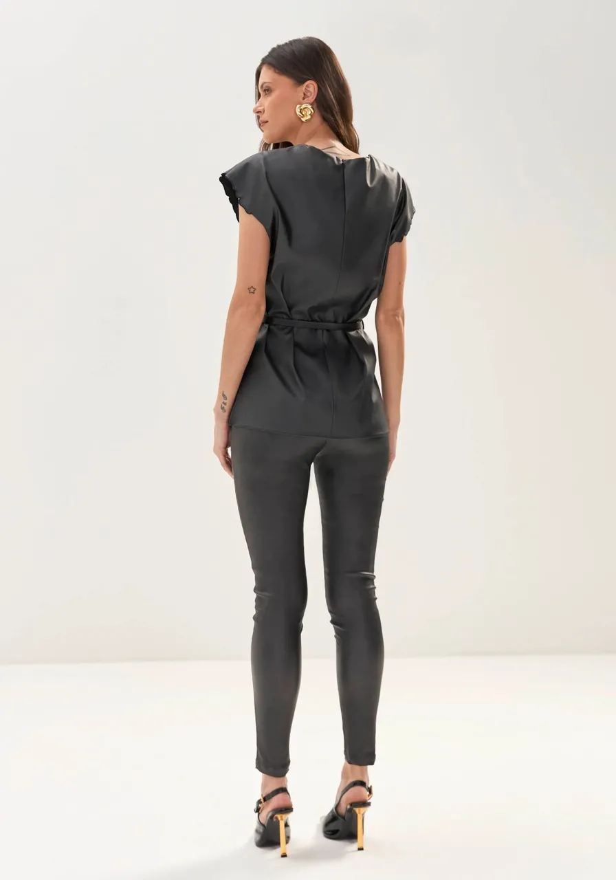 Calça Skinny Preta Carlota Costa Ref 14693