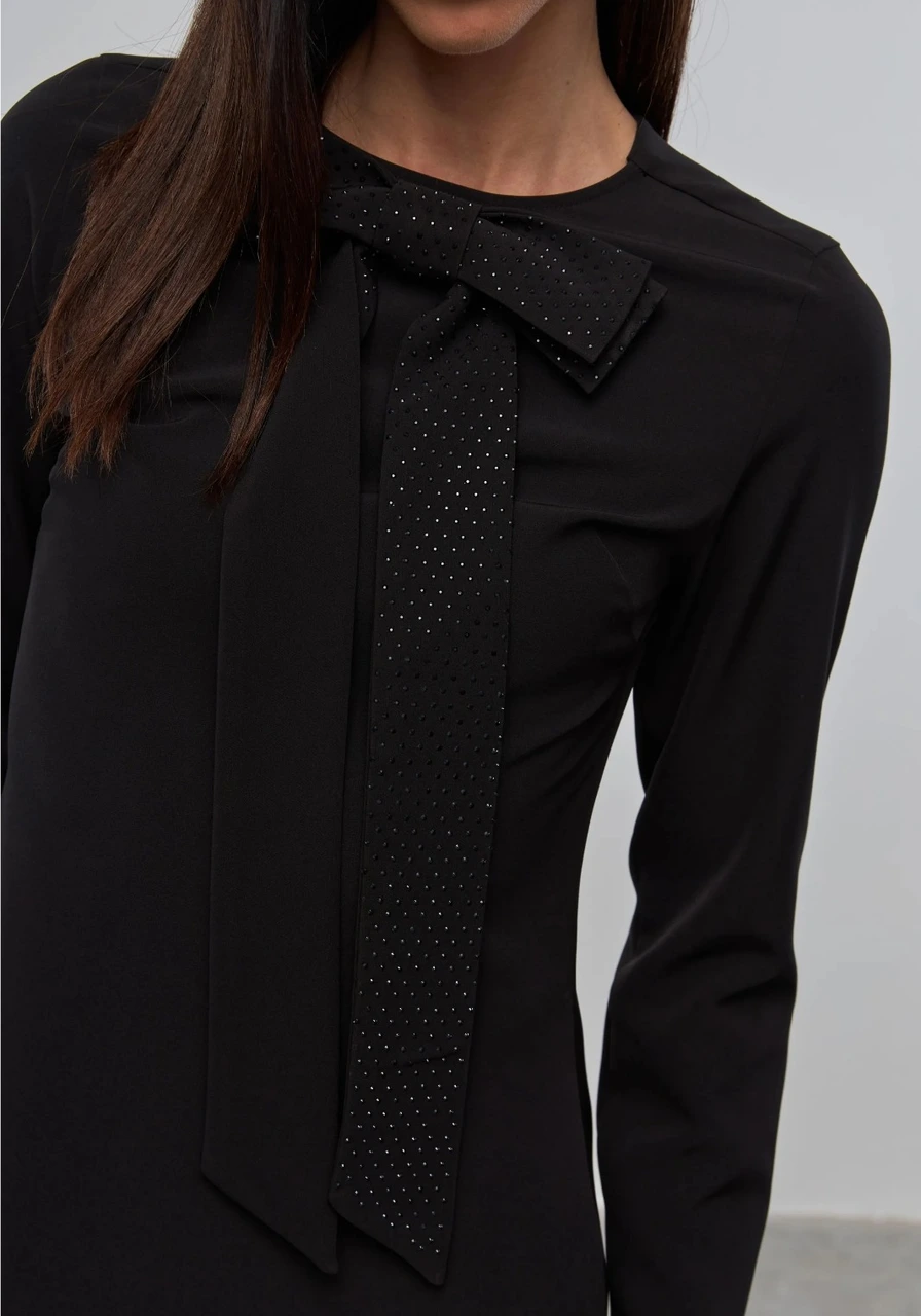 Vestido Com Laço Carlota Costa Curto Ref 14771