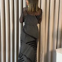 Vestido Reto Preto Carlota Costa Ref 14892 - imagem 1