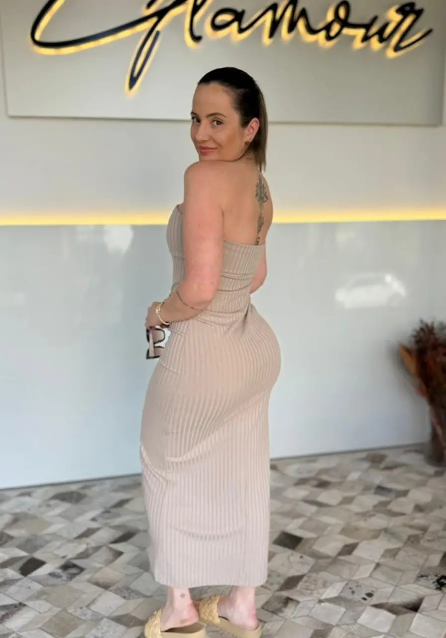 Vestido Basic Nude Carlota Costa Ref 14964