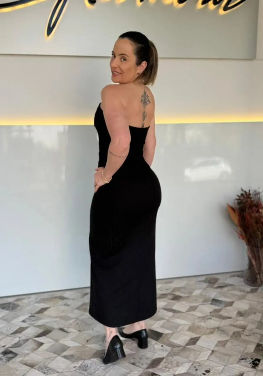 Vestido Basic Preto Carlota Costa Ref 14973