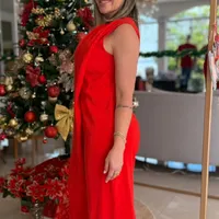 Macacão Longo Transpasse Carlota Costa Ref 14526  - imagem 1